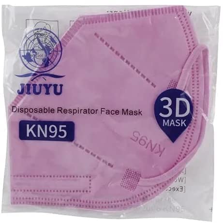 DIMA Cubrebocas Mascarilla KN95 Rosa con Nanotecnolog?a Molecular y Certificaci?n FDA (NIOSH) contra Part?culas (10 Piezas)