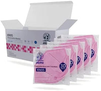 Cubrebocas KN 95 Rosa Jiuyu de 5 Capas 50 Pzas