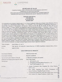 Cubrebocas Mascarilla KN95 de 5 Capas con Certificación COFEPRIS Contra Partículas EMPAQUE INDIVIDUAL (10 piezas)